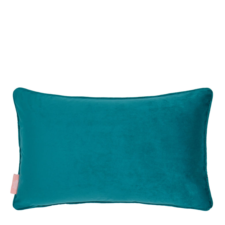 Pandora Bolster Cushion in Fuchsia, Jade and Lime
