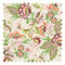 Petal Prowl Fabric in Multicoloured on Cream