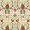Sacred Scarabs Wallpaper in Blush on The Cat that Licked the Cream