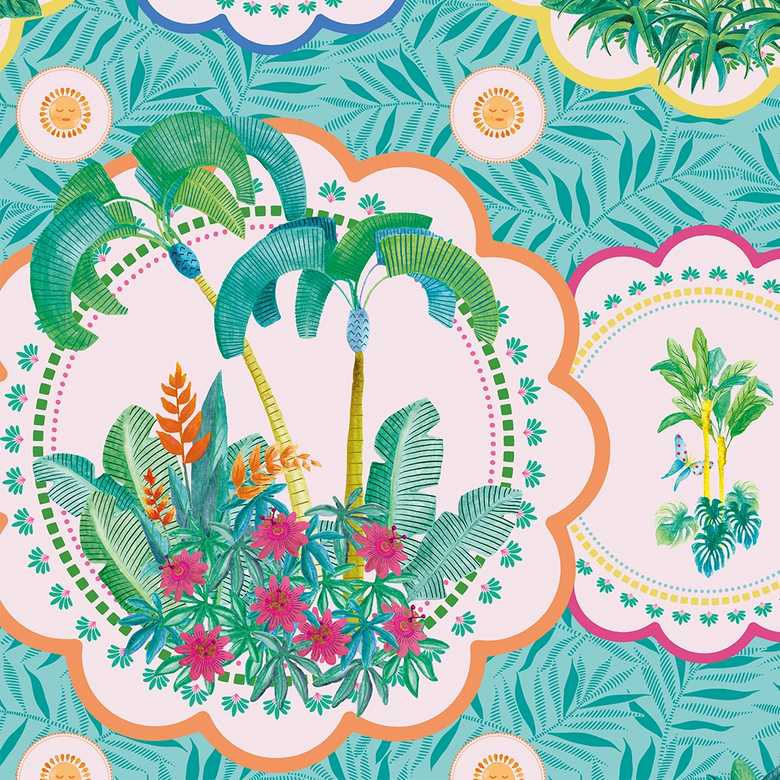 Serving up Tropical Delight in Tropical Turquoise