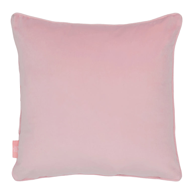 She's a Wildflower Square Cushion in Brights on Vintage Cream