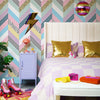 Shell-ectric Vibes Wallpaper in Power Pastels