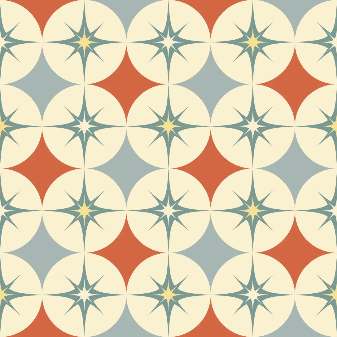 Starstruck Wallpaper in Buttercream, The Running Fox and Seas the Day