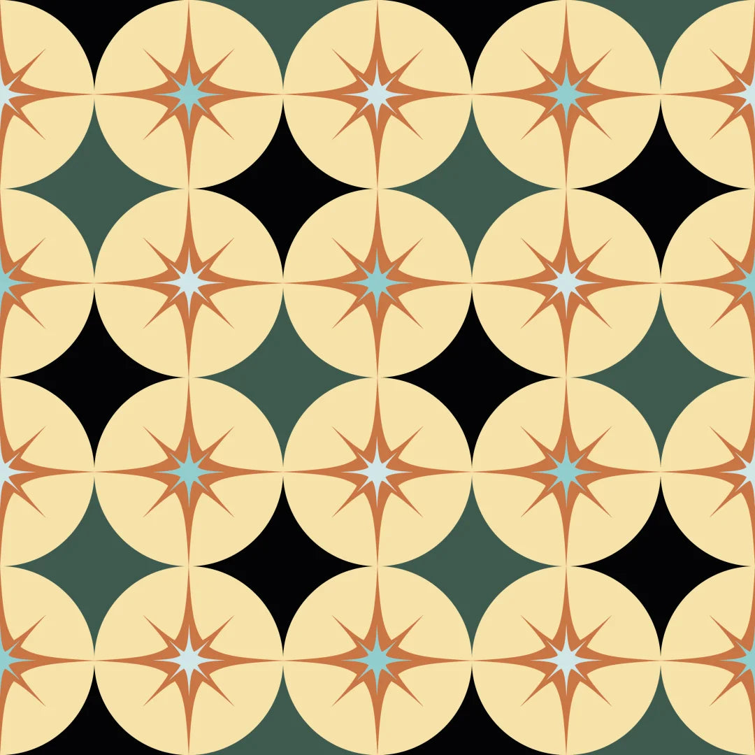 Starstruck Wallpaper in Custard, Plant Power and The Running Fox