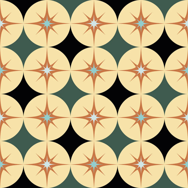 Starstruck Wallpaper in Custard, Plant Power and The Running Fox