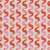 The Hippie Shake Wallpaper in Vintage Pink and Poison Apple