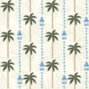Tropical Thai Stripe Wallpaper in Bali Cream