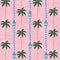 Tropical Thai Stripe Wallpaper in Sunrise Pinks