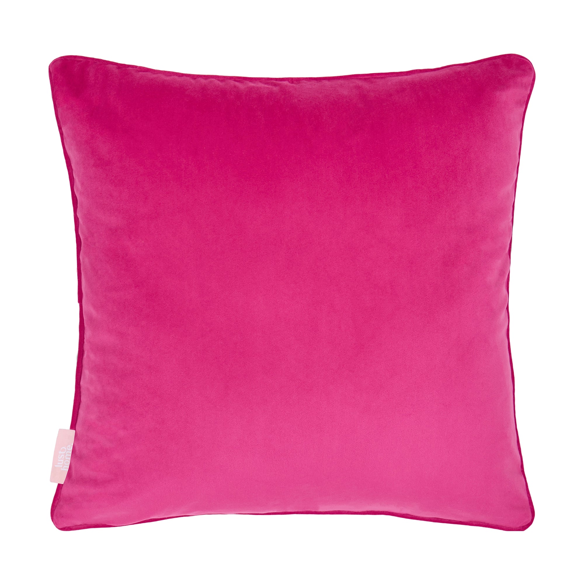 Tropical Treat Square Cushion in Pinks, Orange and Green