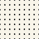 Utterly Dotty Wallpaper in Double Cream and Black