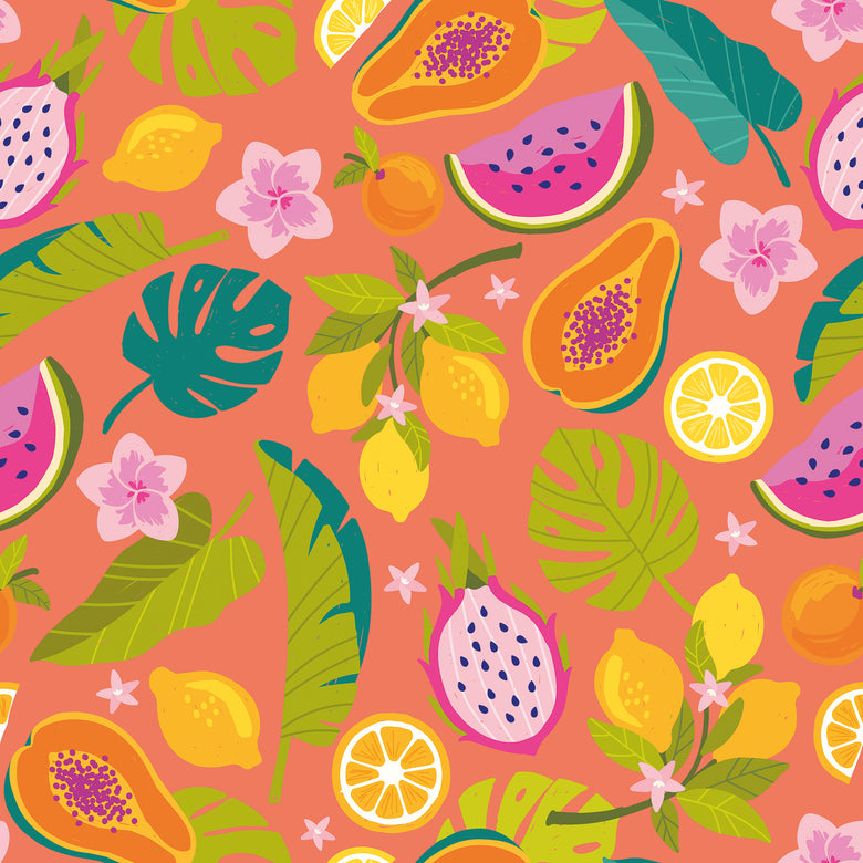 Watermelon Sugar Wallpaper in Blood Orange