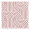 Wave After Wave Fabric in Dusky Pink