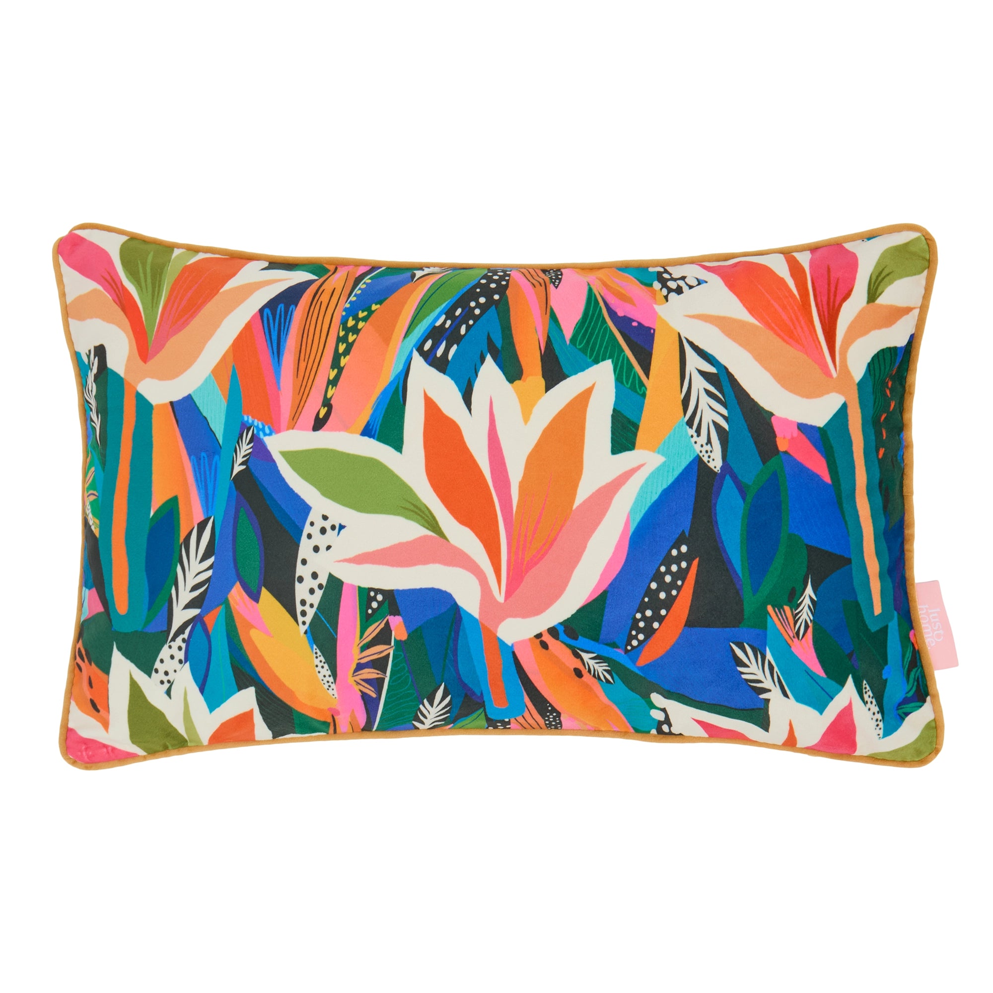 Welcome to Paradise Bolster Cushion in Brights