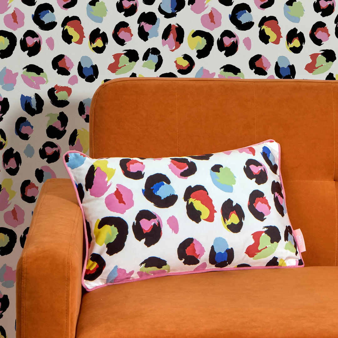 Wild Thing Bolster Cushion in Brights