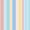Sample of Line After Line Wallpaper in Peach, Bubblegum, Mint and Custard