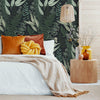 Jungle Leaf Wallpaper in Green