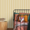 Yellow and White Stripe Wallpaper