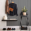 Striped Hallway Wallpaper