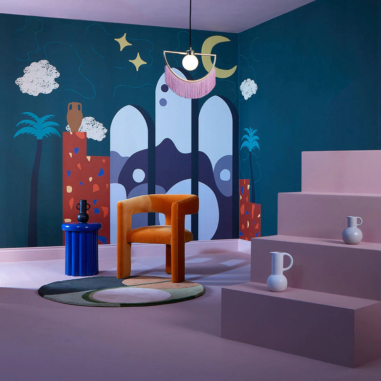 Sample of Night mural in Seas the Day