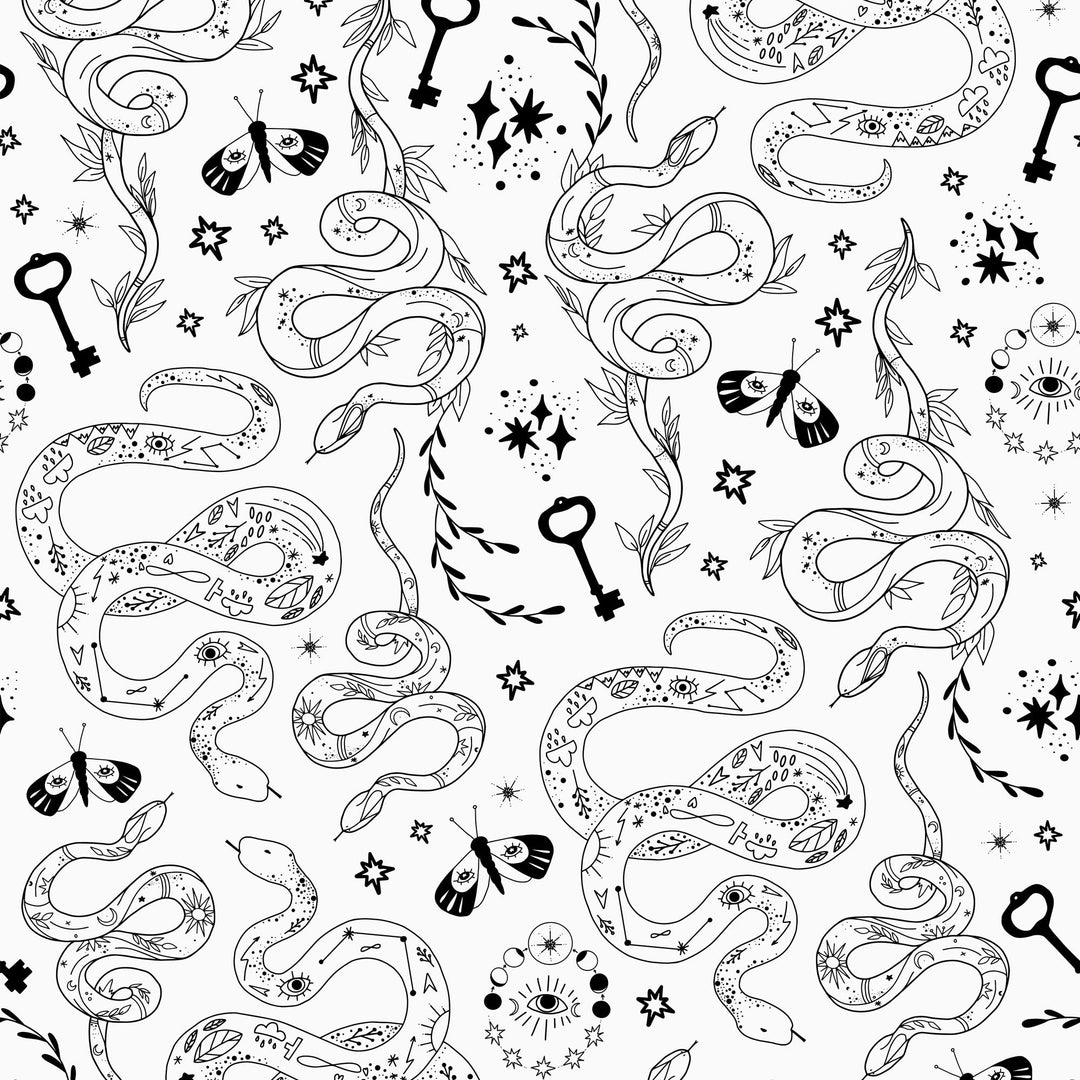 Monochrome Medusa Wallpaper