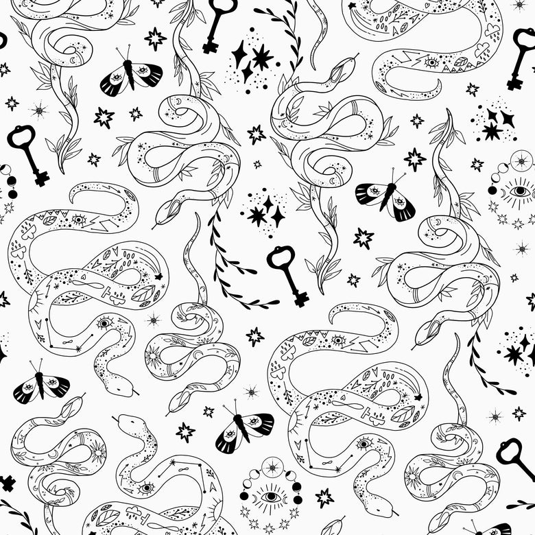 Monochrome Medusa Wallpaper