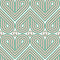 Green and Peach 60's Wallpaper
