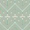 Sample of Peace and Love Wallpaper in Mint Green and Peach