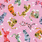 Sample of Wild AF Wallpaper in Bubblegum and Brights