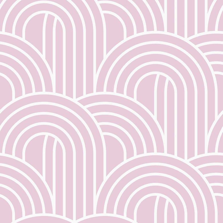 Sample of Wave After Wave Wallpaper in Candy