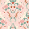 Soft Pink Bird Wallpaper