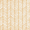 Mustard Herringbone Pattern Wallpaper