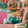 Jungle Is Massive Cushion in Sweet Pink