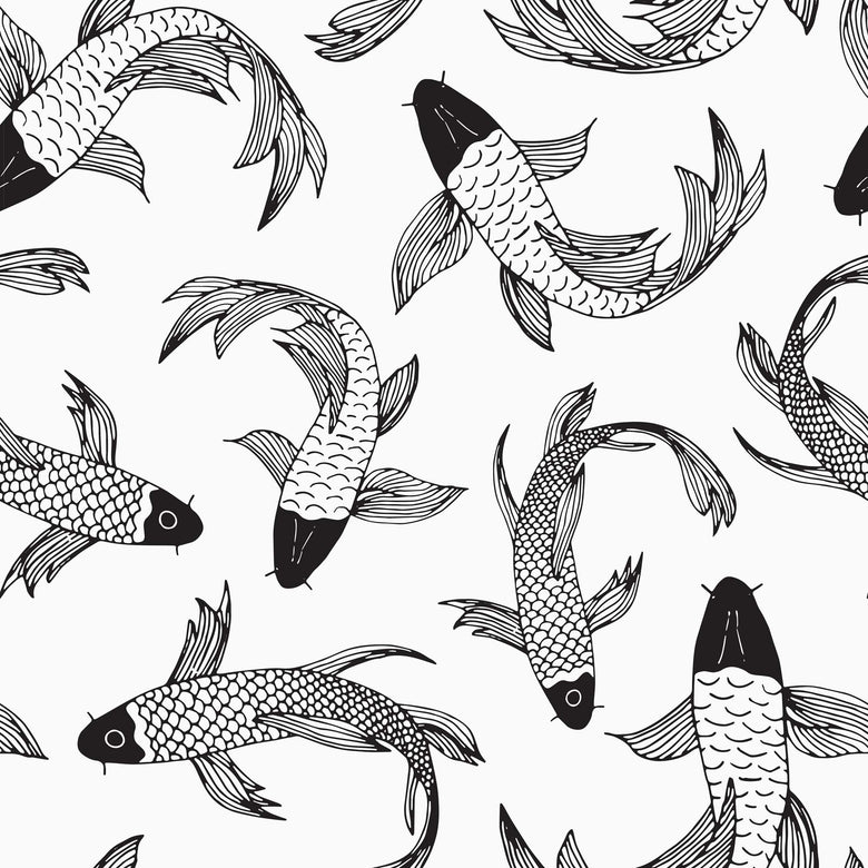 Sample of Carpe Diem Wallpaper in Monochrome