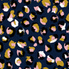 Navy Leopard Print Wallpaper