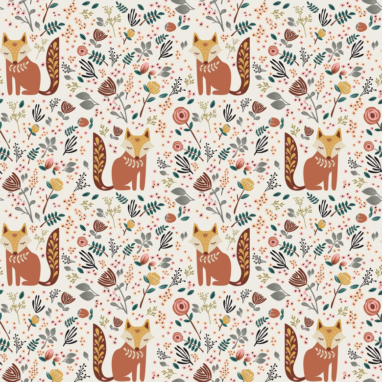 Let's Make A Den Wallpaper in Rusty Red