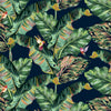 Sample of Tropic Like It's Hot Wallpaper in Indigo Blue and Tropical Green