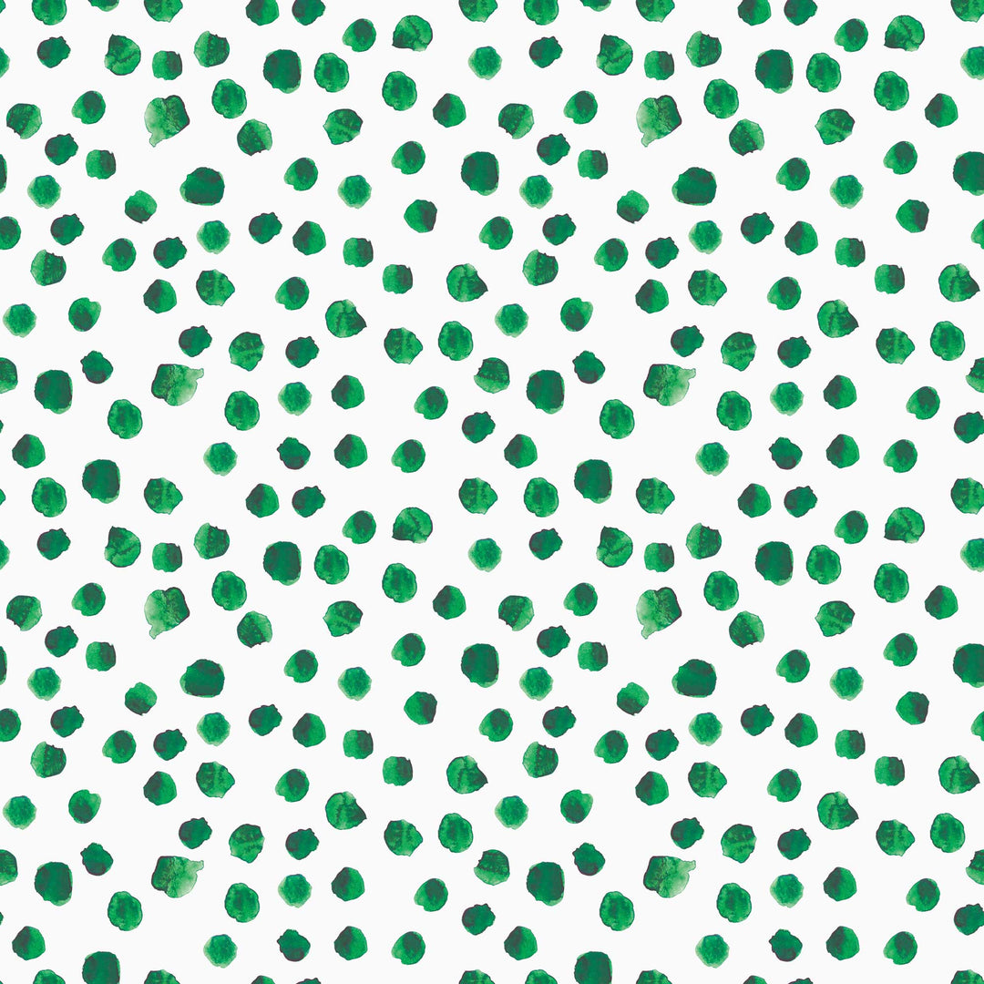 Green Spotted Wallpaper