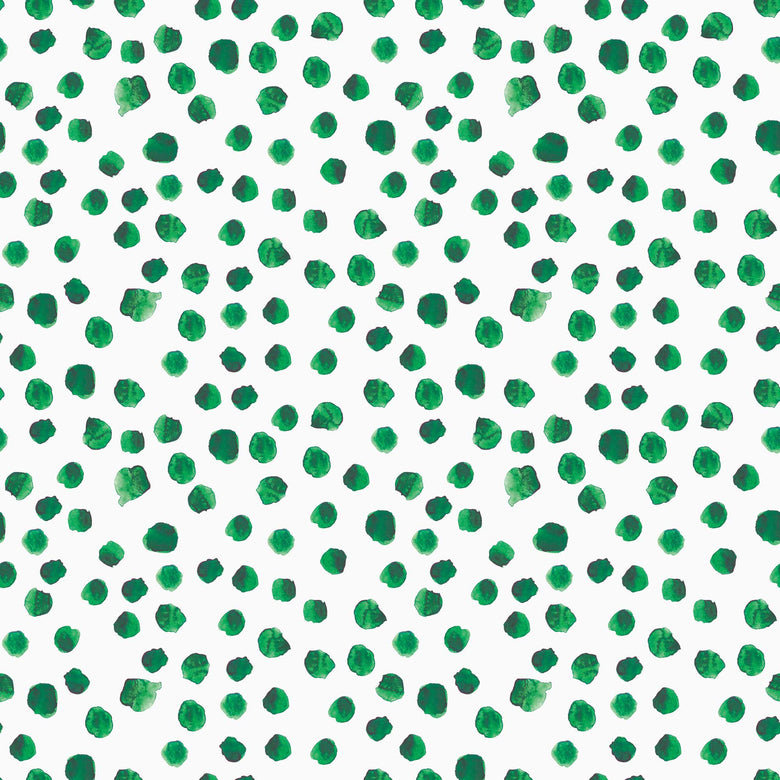 Green Spotted Wallpaper