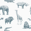Blue Desert Animal Wallpaper