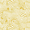 Yellow Zebra Print Wallpaper