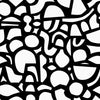 Sample of Doodle Wallpaper in Monochrome