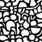 Sample of Doodle Wallpaper in Monochrome