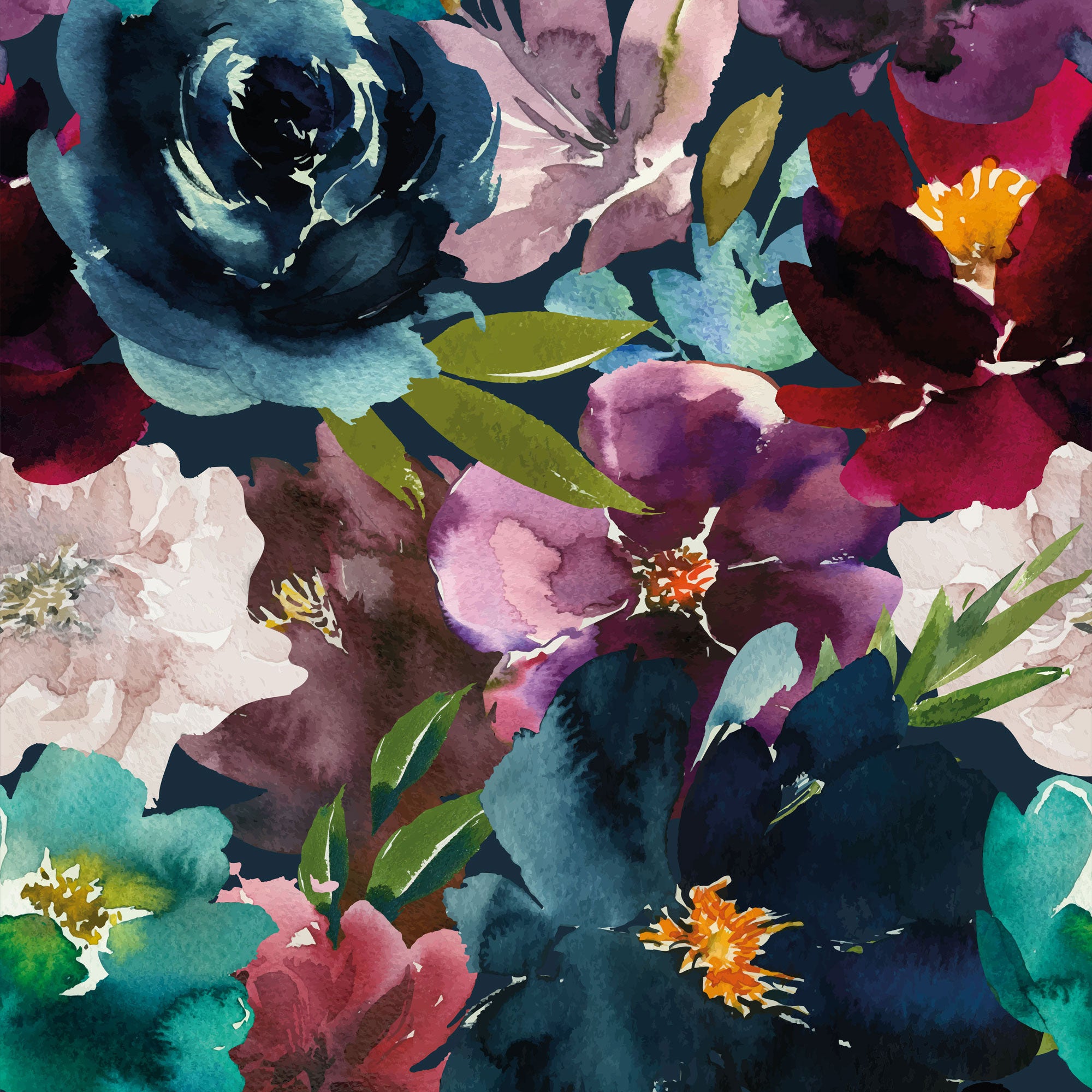Bright & Bold, Multi-Coloured, Floral Wallpaper Border (13.3cm wide x  5m long) | eBay