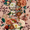 Sample of Forbidden Fruit Wallpaper in Dusty Rose
