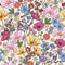 Sample of She's a Wildflower Wallpaper in Brights on Vintage Cream