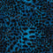 Sample of Lady Leopard Wallpaper in Dark Cobalt Blue