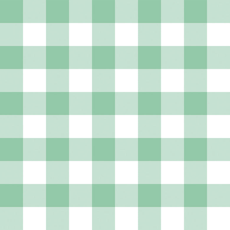 Picnic in the Park Wallpaper in Aquamarine