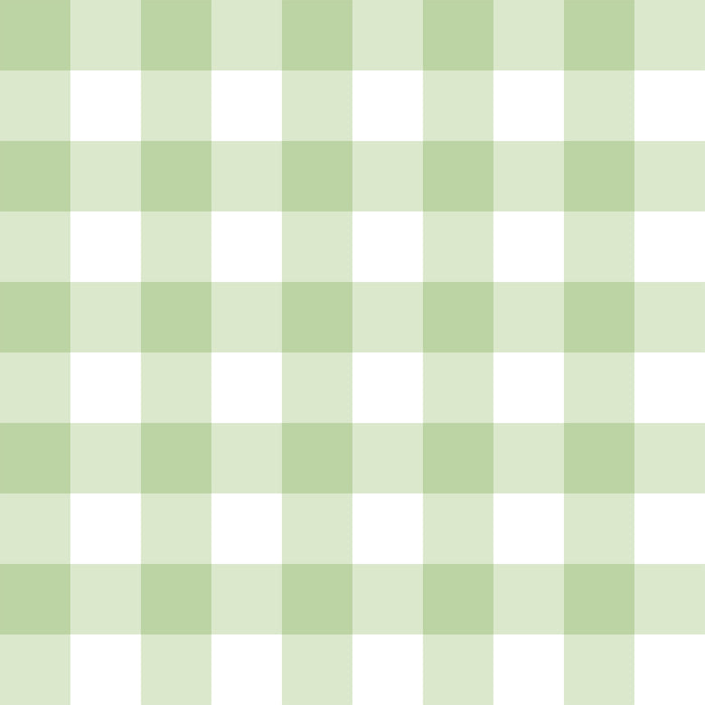 Picnic in the Park Wallpaper in Grass Green