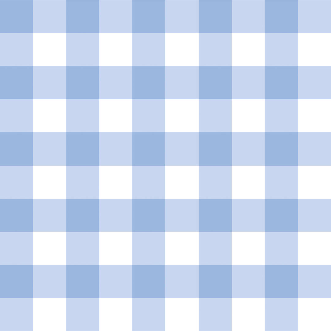 Sample of Picnic in the Park wallpaper in Blueberry