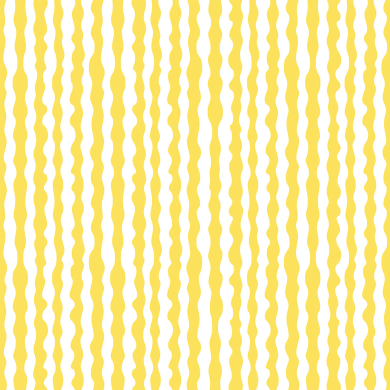 Get A Wiggle On Wallpaper in Sunshine Yellow